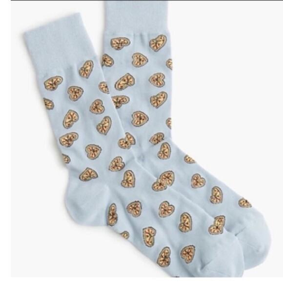 J. Crew Heart-shaped pizza socks - Picture 1 of 6